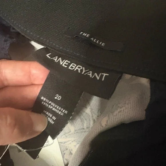 Lane Bryant Pants- Navy Floral - Picture 7 of 10